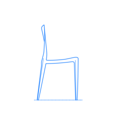 Furniture Side Chairs Bellini Chair Sketch Style Svg Vector, Free Vectors File